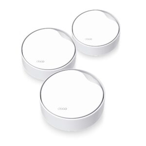 Sistema Mesh Inteligente Wi-Fi 6 Doble Banda AX3000 Deco X50-PoE Pack de 3