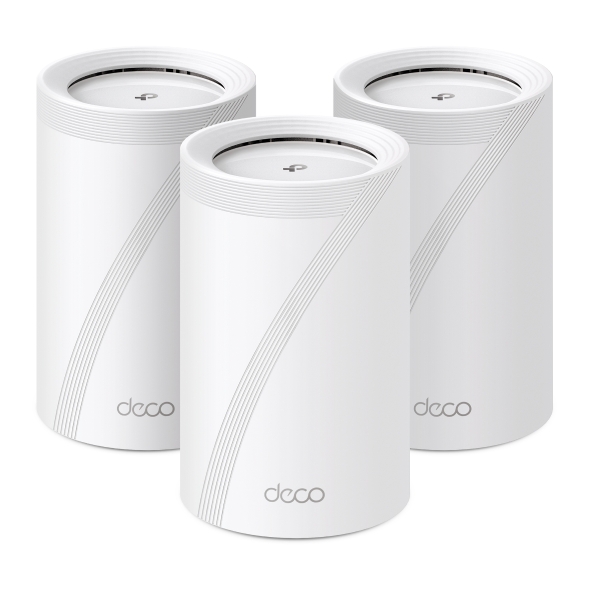 Sistema Mesh Inteligente Wi-Fi 7 Tri Banda BE19000 Deco BE85 Pack de 3 Unidades