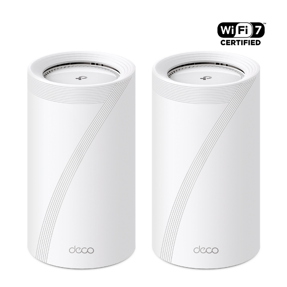 Sistema Mesh Inteligente Wi-Fi 7 Tri Banda BE19000 Deco BE85 Pack de 2