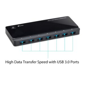 Hub USB 3.0 de 7 puertos con 2 puertos de carga Modelo UH720