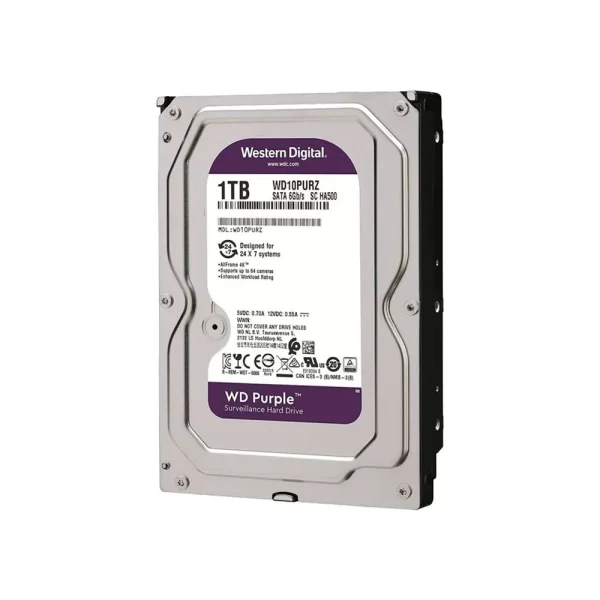 Disco Duro Western Digital Purple 1TB SATA para DVR Videovigilancia
