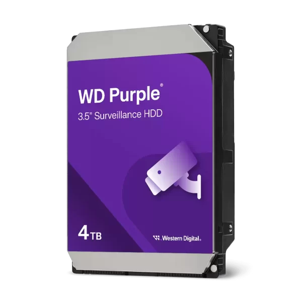 Disco Duro Western Digital Purple 4TB SATA para DVR Videovigilancia