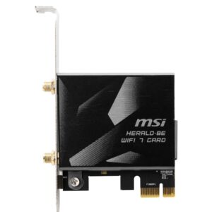 Tarjeta de Red PCIe MSI Herald-BE con Bluetooth 5.4 WiFi 7 MAX