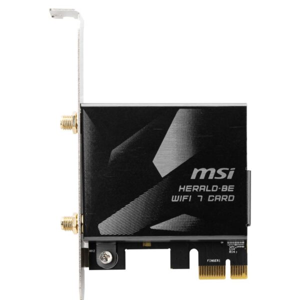 Tarjeta de Red PCIe MSI Herald-BE con Bluetooth 5.4 WiFi 7 MAX