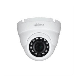 Cámara domo de 8MP (4K) con tecnología HDCVI, visión nocturna Smart IR de 20 metros y diseño compacto para interiores.