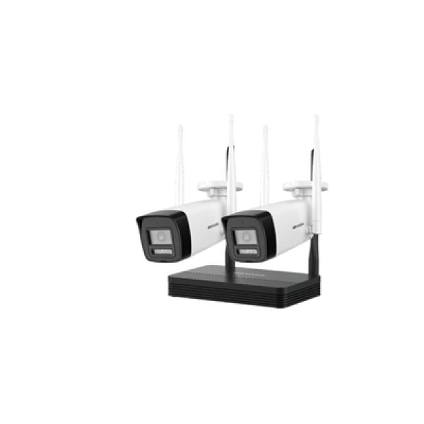 Hikvision NKS424W03H Kit de Seguridad Wi-Fi 4MP NVS + Bullet + PT Dome