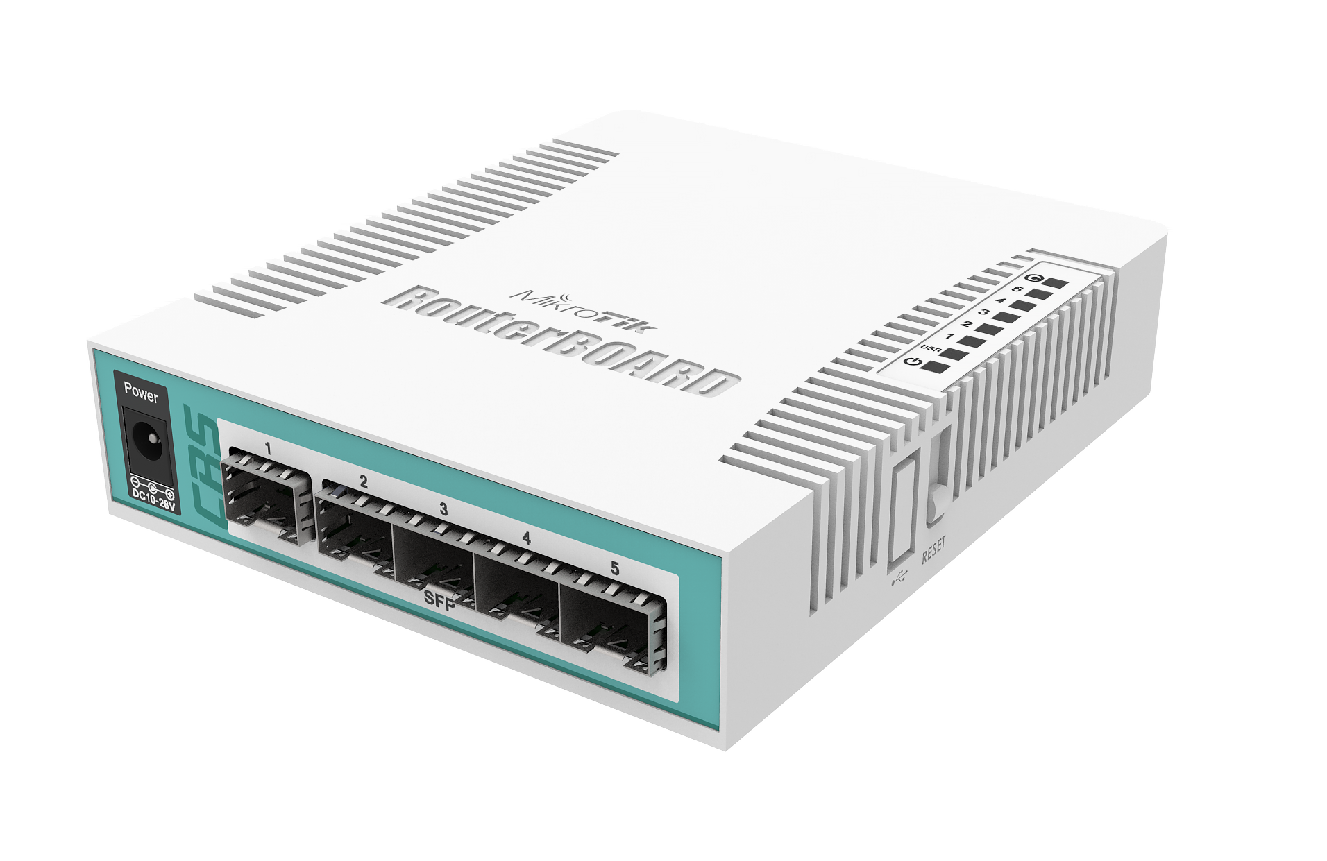 MikroTik CRS106-1C-5S Switch Cloud Router de 5 Puertos SFP y 1 Puerto Combo
