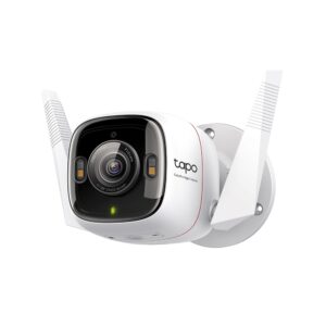 Cámara Wi-Fi Para Exterior Tapo C325WB Visión Nocturna ColorPro + MicroSD 64GB