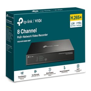 TP-LINK (VIGI NVR1008H-8MP) VIGI NVR1008H-8MP 8 CHANNEL POE