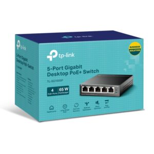 TP-LINK (TL-SG1005P) SWITCH DE MESA 4 PTOS POE 10/100/1000
