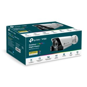 TP-LINK (VIGI C340S(4MM) 4MP CÁMARA IP VIGI BULLET COLORPRO