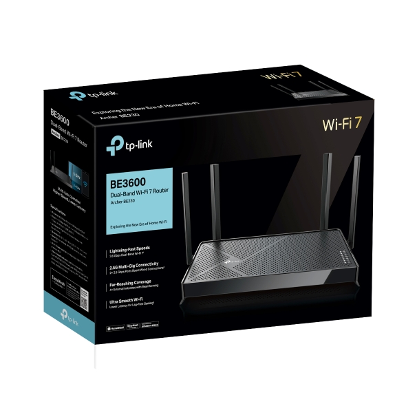 TP-LINK (ARCHER BE230) DUAL-BAND WI-FI 7 ROUTE