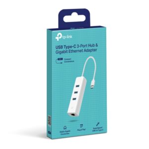 TP-LINK (UE330C) ADAPTADOR USB TIPO C CON HUB DE 3 PUERTOS Y