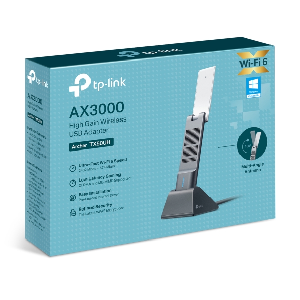 TP-LINK (ARCHER TX50UH) AX3000 High Gain Dual Band Wi-Fi 6 U
