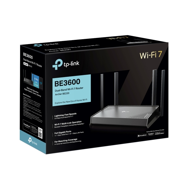 TP-LINK (ARCHER BE220) ROUTER WI-FI 7