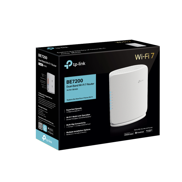 TP-LINK (ARCHER BE450) DUAL-BAND WI-FI 7 ROUTER