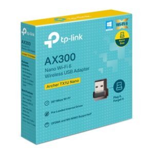 TP-LINK (ARCHER TX1U NANO) NANO AX300 NANO WI-FI 6 USB ADAPT