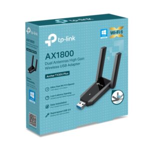 TP-LINK (ARCHER TX30U PLUS) AX1800 DUAL ANTENNAS HIGH GAIN