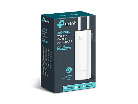 TP-LINK (EAP110-OUTDOOR) PUNTO DE ACCESO INALAMBRICO N A 300