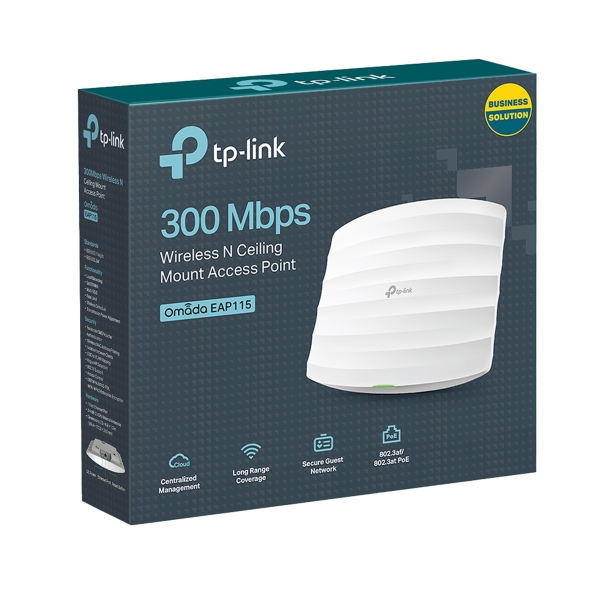 TP-LINK (EAP115) 300Mbps Wireless N Ceiling Mount Access