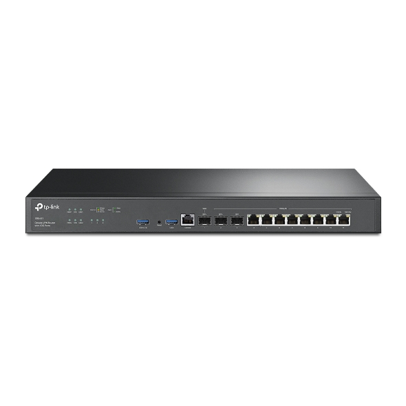 TP-LINK (ER8411) Omada VPN Router with 10G Ports PORT 1 10
