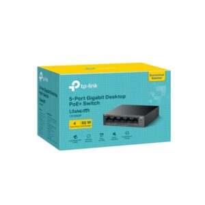 TP-LINK (TL-LS105GP) SWITCH POE 5 PUERTOS