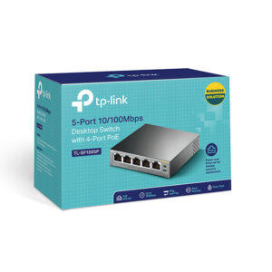 TP-LINK (TL-SF1005P) SWITCH 5 PUERTOS 10/100 MBPS POE