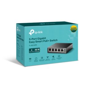TP-LINK (TL-SG105PE) EASY SMART GIGABIT DE 5P CON POE+ DE 4P