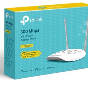 TP-LINK (TL-WA801N) AP 300 Mbps b/g/n,1 LAN RJ45, 4dBi,2.4G