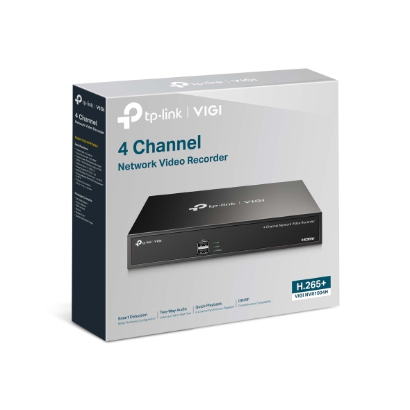 TP-LINK (VIGI NVR1004H) NVR VIGI DE 4 CANALES