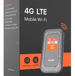 Router Portátil Wi-Fi 4G LTE Tenda 4G185 con Pantalla a Color