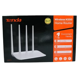 Router Inalámbrico N300 Tenda F6 con 4 Antenas