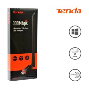 Adaptador USB Wi-Fi N300 Tenda U6 con Antena de 6 dBi