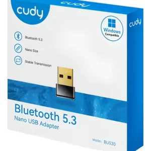 Adaptador Bluetooth 5.3 Nano USB Cudy BU530 para PC y Laptop