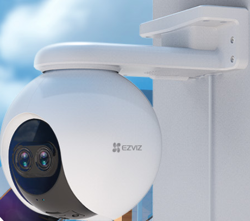 Cámara de Seguridad Exterior EZVIZ C8PF Pan & Tilt 1080p con Zoom Mixto 8x y Doble Lente