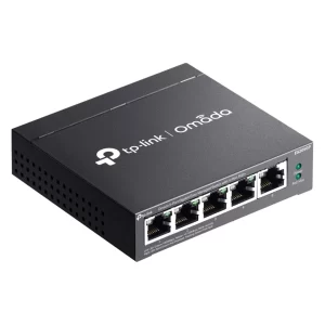 Switch Gigabit Smart Omada TP-Link ES205GP de 5 Puertos con 4 Puertos PoE+ (65W)