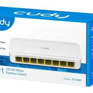 Switch de Escritorio Cudy FS108D 8 Puertos 10/100 Mbps Fast Ethernet