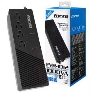 Estabilizador de Voltaje Forza FVR-1012 1000VA / 500W con 4 Tomas