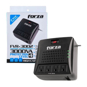Estabilizador de Voltaje Industrial Forza FVR-3002 3000VA / 1500W