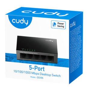 Switch Gigabit Metálico Cudy GS105 5 Puertos 10/100/1000 Mbps