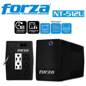 UPS Interactivo Forza NT-512U 500VA / 250W Respaldo de Batería 220V