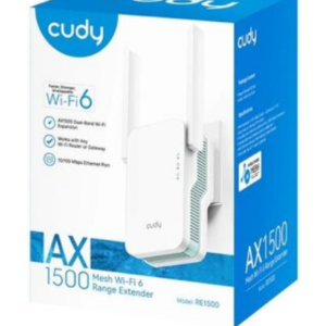 Repetidor Extensor de Rango Wi-Fi 6 Cudy RE1500 AX1500 Mesh con Puerto Gigabit