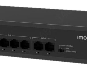 Switch PoE 4 Puertos 10/100Mbps IMOU 802.3af/at 45W para Videovigilancia