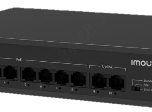 Switch PoE 8 Puertos 10/100Mbps IMOU 802.3af/at 65W para Videovigilancia