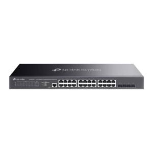 Switch Administrable L2+ Omada TP-Link SG3428X-M2 de 24 Puertos 2.5G y 4 Puertos 10G SFP+