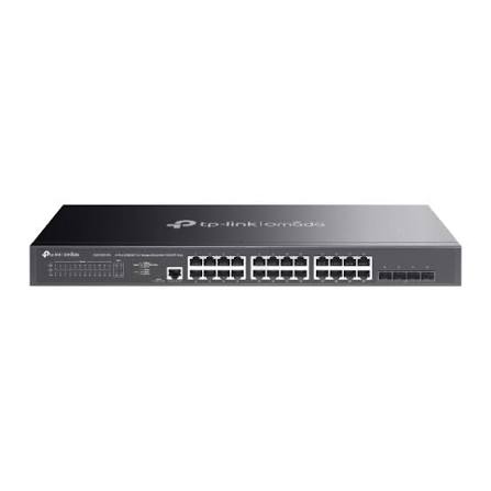 Switch Administrable L2+ Omada TP-Link SG3428X-M2 de 24 Puertos 2.5G y 4 Puertos 10G SFP+