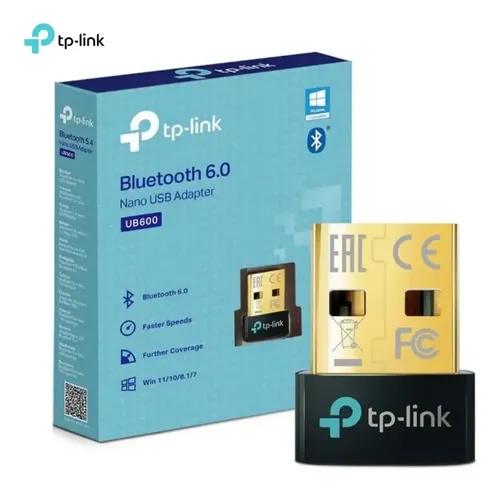 Adaptador Bluetooth 6.0 Nano USB TP-Link UB600 para PC y Laptop