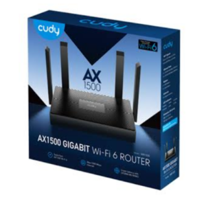 Router Gigabit Cudy WR1500 Wi-Fi 6 AX1500 con Soporte Mesh