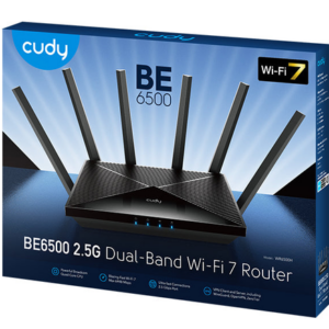 Router Cudy WR6500H Wi-Fi 7 BE6500 con Puertos 2.5G Multi-Gigabit