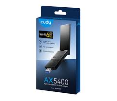Adaptador USB 3.0 Cudy WU5400 Wi-Fi 6E Tri-Banda AX5400